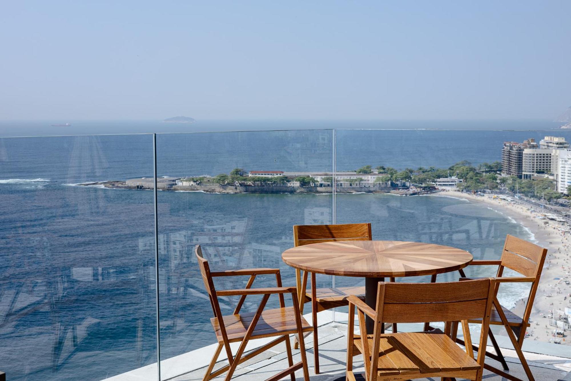 ריו דה ז'ניירו Rio Othon Palace מראה חיצוני תמונה The view from the rooftop